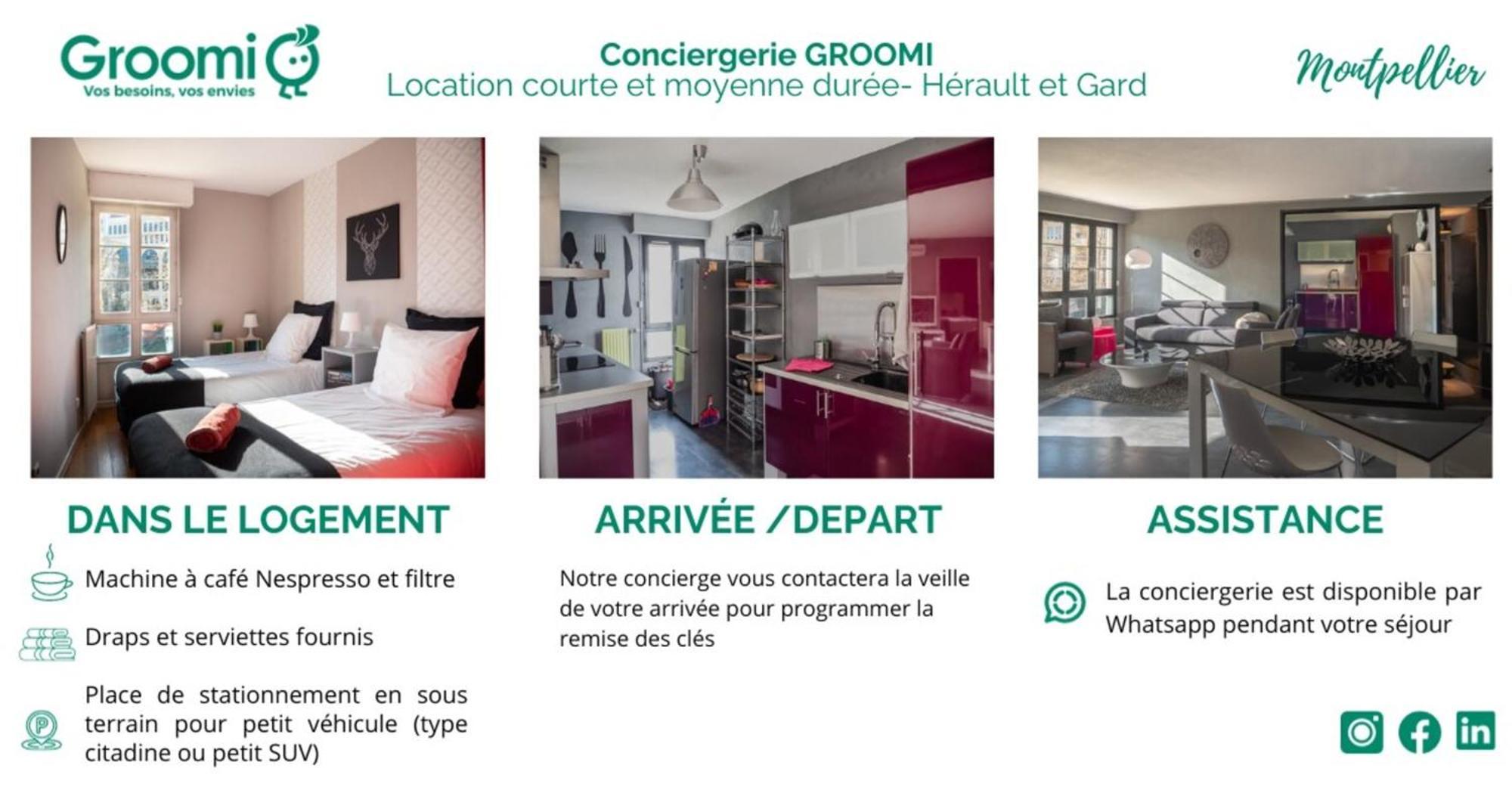 L' Antigone - Air Conditioning Wifi And Parking! Montpellier Exterior foto
